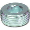 J.W. Winco J.W. Winco Steel Threaded Plug with R 3/8" Tapered Thread 906-ST-R3/8-A